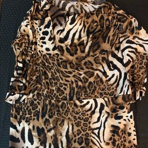 Animal print dress